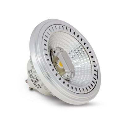 GU10 12W LED spot - AR111 - Dæmpbar : Dæmpbar, Kulør : Varm