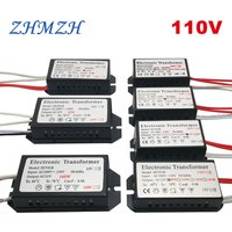 110v elektronisk transformator 60w 120w 160w ac110v-130v till ac 12v strömförsörjning för g4 halogen kristall lampa pärlor kvarts ljuskrona - 80w