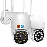 5MP 5X zoom IP-kamera, WiFi Tuya Smart autotracking hemsäkerhetskamera utomhusfärg IR nattseende vattentät övervakning,Camera+128gb