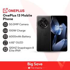 Chinese Version OnePlus 13 Snapdragon 8 Elite 6.82‘’ 120hz LTPO AMOLED Display ColorOS 15 6000mAh Battery 100W SUPERVOOC