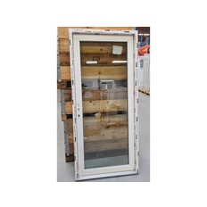 Facadedør/Terrassedør - Klart Glas 95 x 210 Højre Ud (HU)