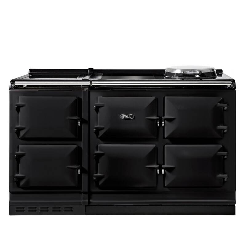 AGA eR7i 150 med induktion- eller varmhållningshäll - Black , Varmhållningshäll modul