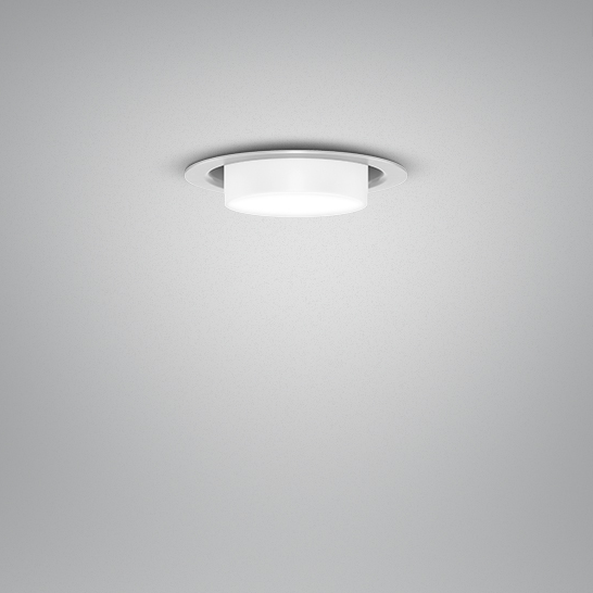 Punktlampen Ø 65 mm downlights Focus Lighting - Alu med hvidt glas / 2700 kelvin Ra90
