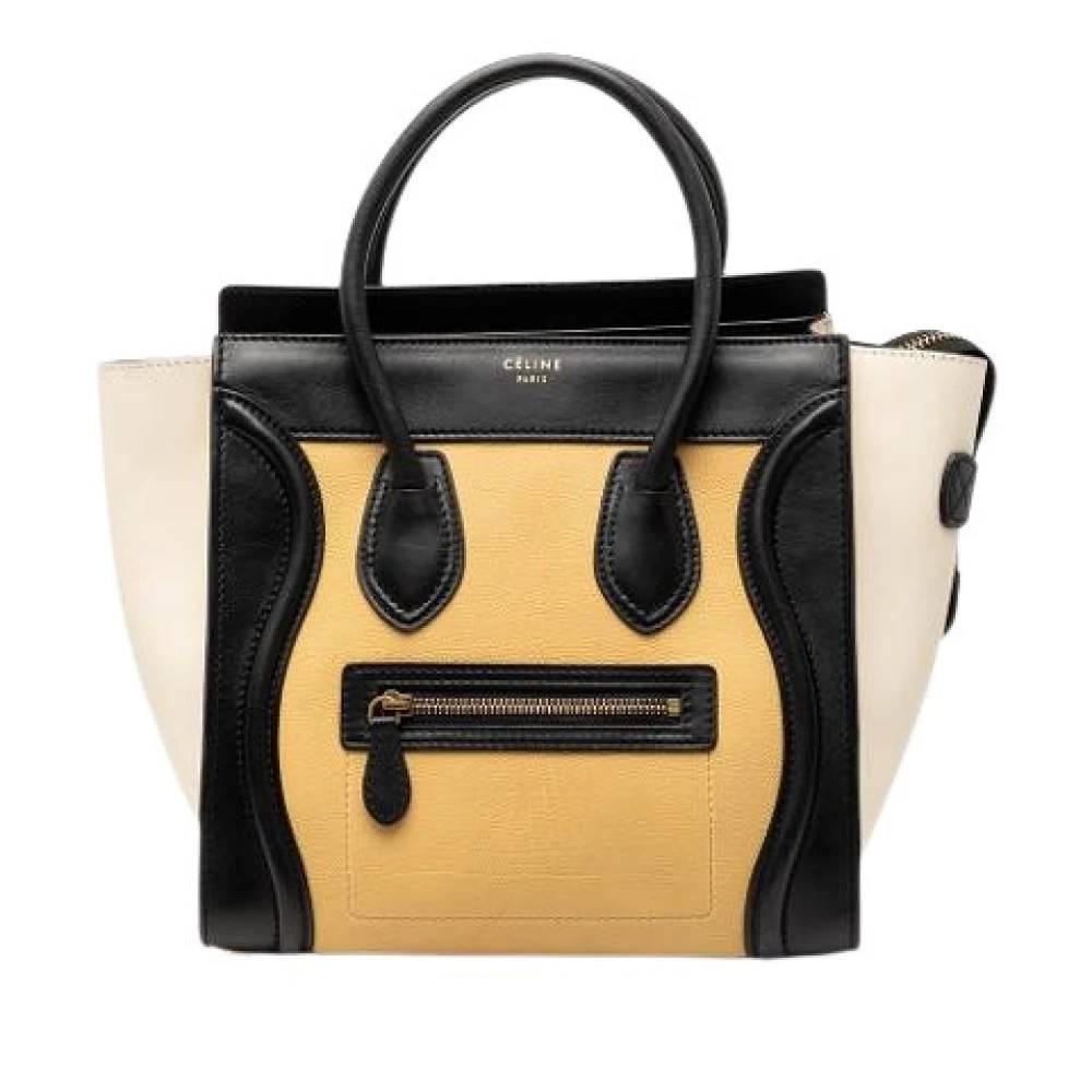 Celine Vintage Pre-owned Luggage Tote - Vintage - Dame - Flerfarvet - ONE SIZE - Læder