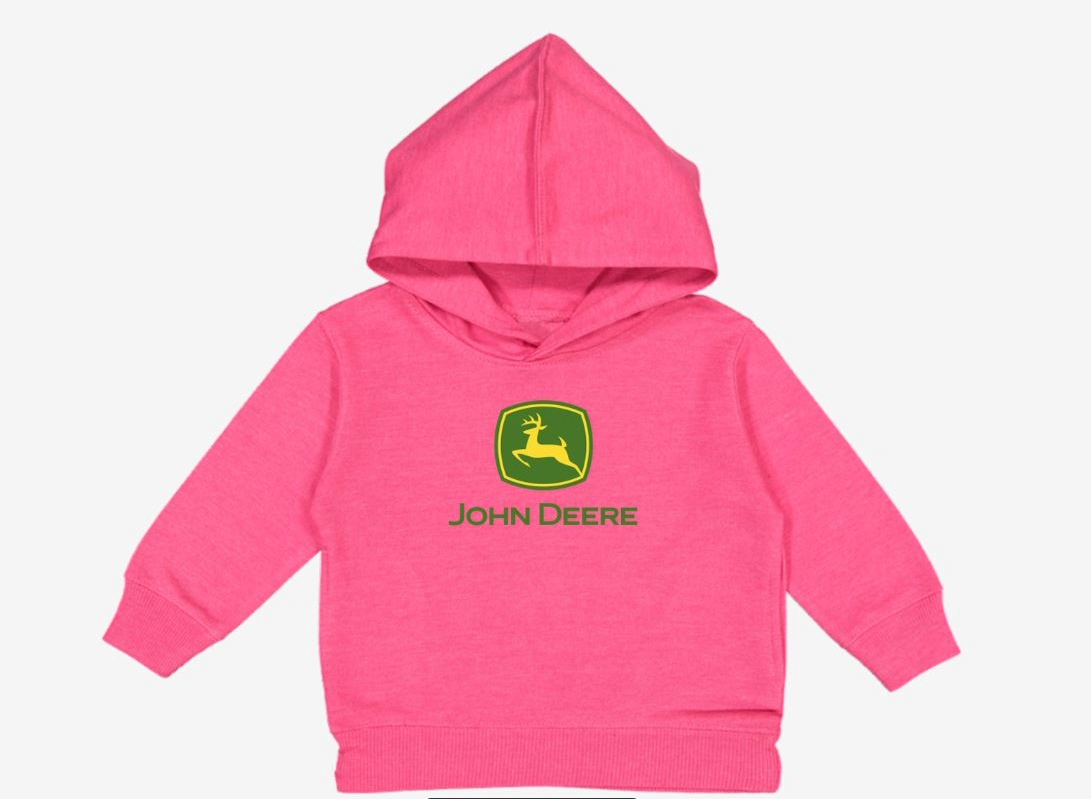 John Deere Børn Pink Hoodie 12 - 14 år