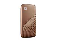 (ComputerSalg) WD My Passport SSD WDBAGF0020BRD - SSD - krypterat - 2 TB - extern (portabel) - USB 3.2 Gen 2 (USB-C kontakt) - 256 bitars AES - röd