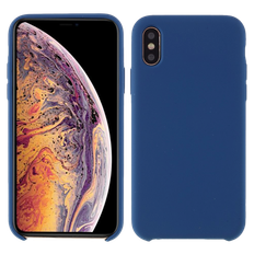 iPhone X/XS Silikonecover i Blå - Flow