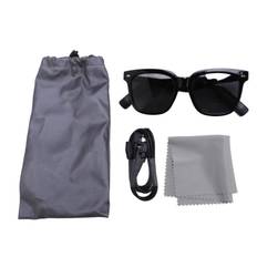 Smart Glasses Bluetooth 5.3 Wireless Sunglasses Polarized Sunglasses Lenses with Microphone Touch