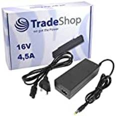 Notebook laptop nätdel laddare laddkabel adapter 16 V 4,5 A 72 W inkl. strömkabel ersätter IBM Thinkpad 02K6891 02K6900 02K7007 02K7009 11J8627 11J8974 11J9992 12J0539 12J1444 12J2453