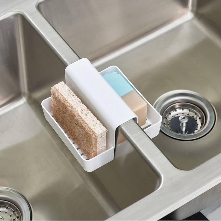 Disbänksförvaring av återvunnen plast, ID RPET SINK SADDLE, 14,6 x 14