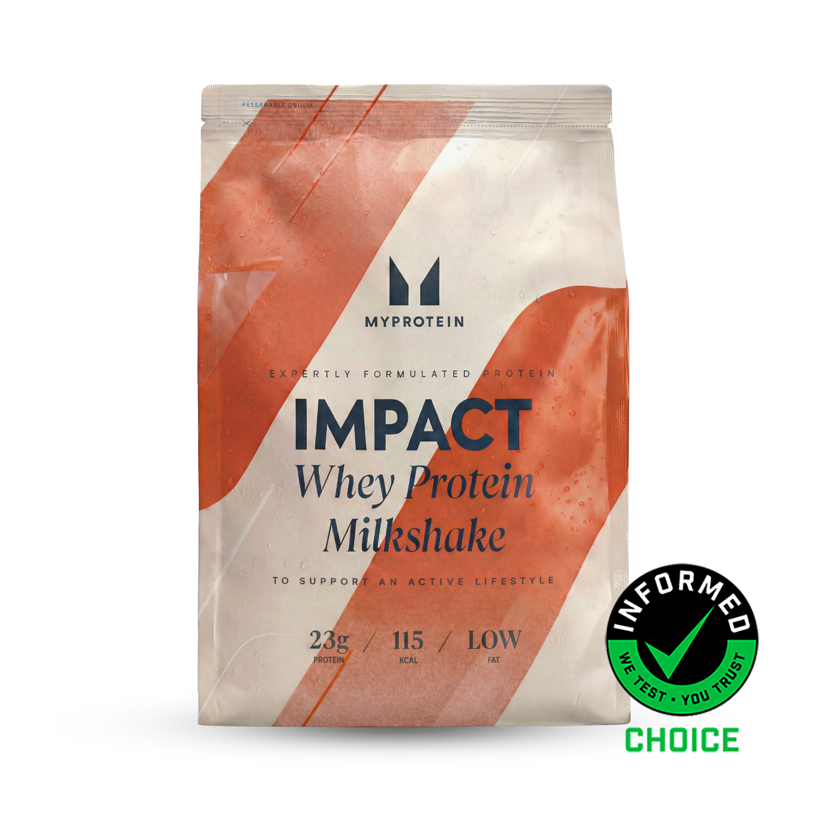 Impact Whey Protein Milkshake - 930G - 30servings - Uden smag