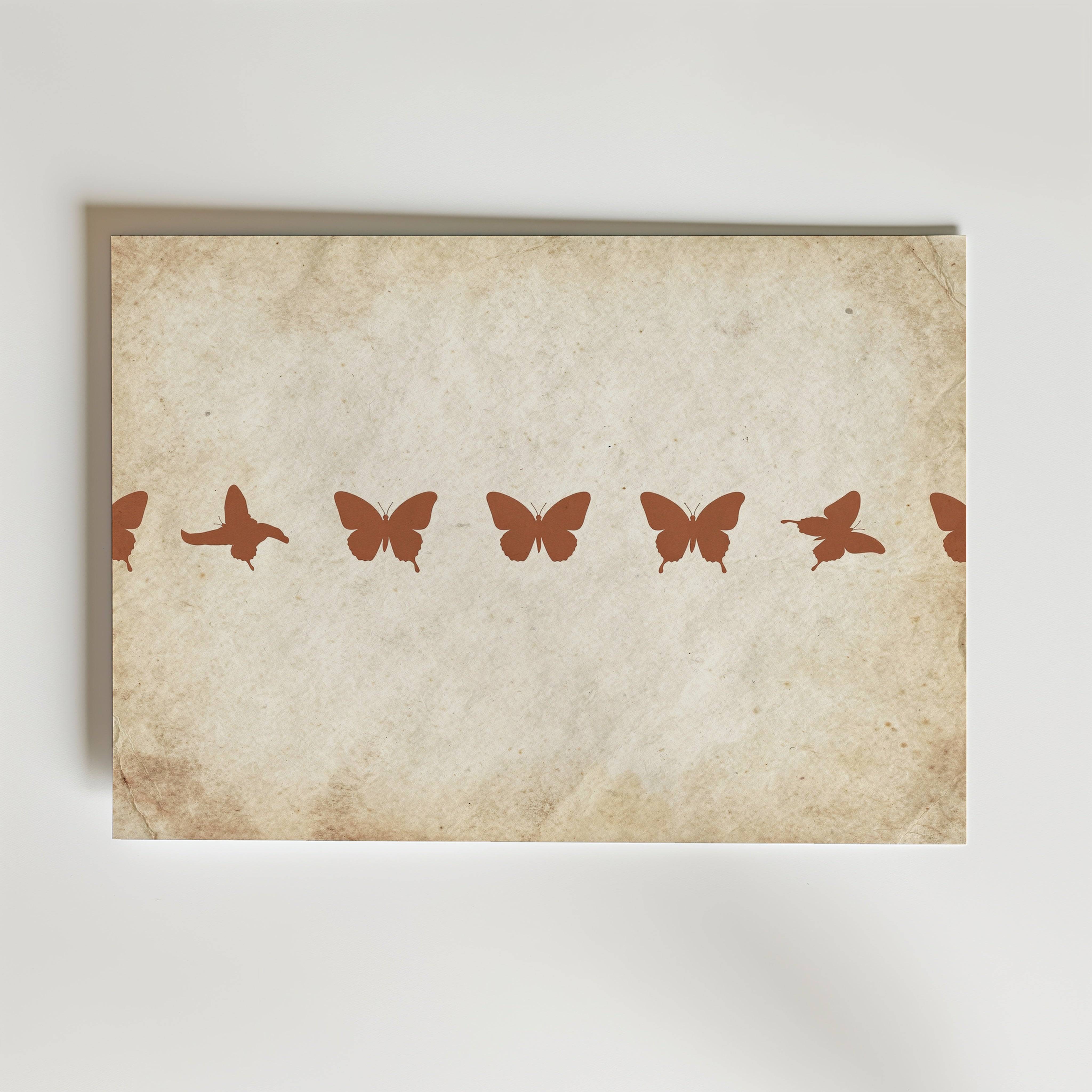 Drifting Butterflies Poster - Fine Art Poster 30x40 cm