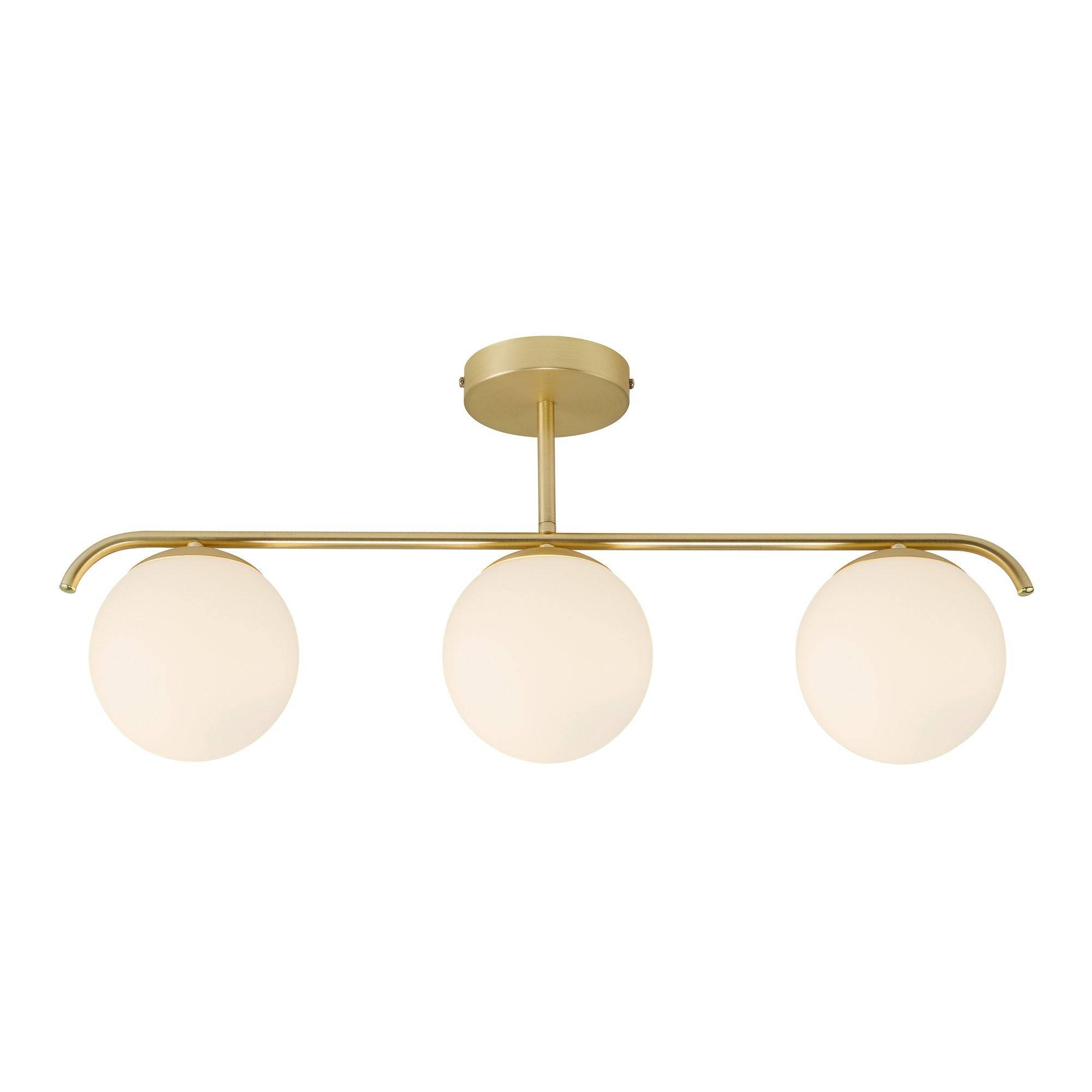 Nordlux - Grant 3x15 Taklampa Mässing