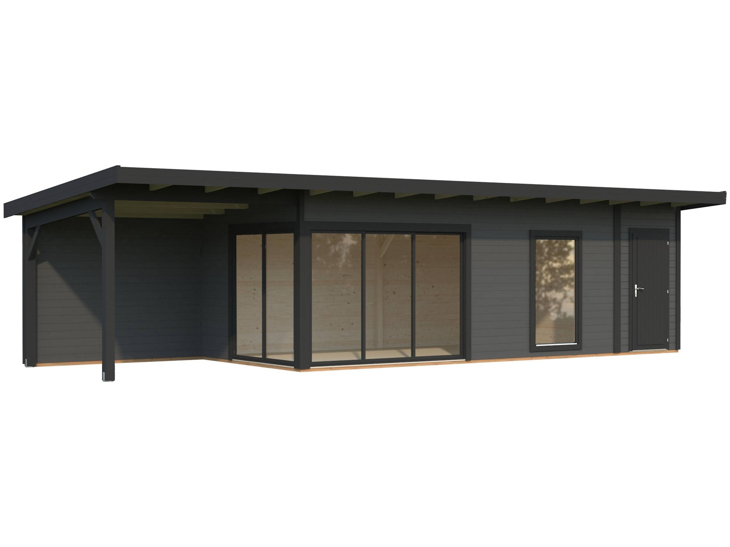 Havehus, Andrea Plus, 29 m², mørke-/antracitgrå