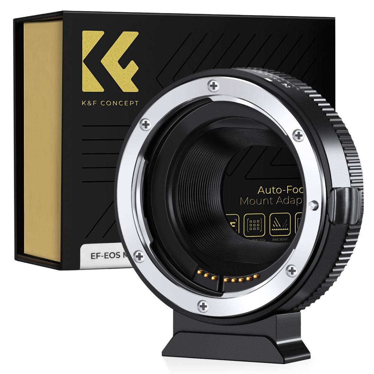 KENTFAITH Canon EF EF-S Lens and Canon EOS M Mount Cameras Auto Focus Lens Mount Adapter K&F Concept EF to EOS M Adapter