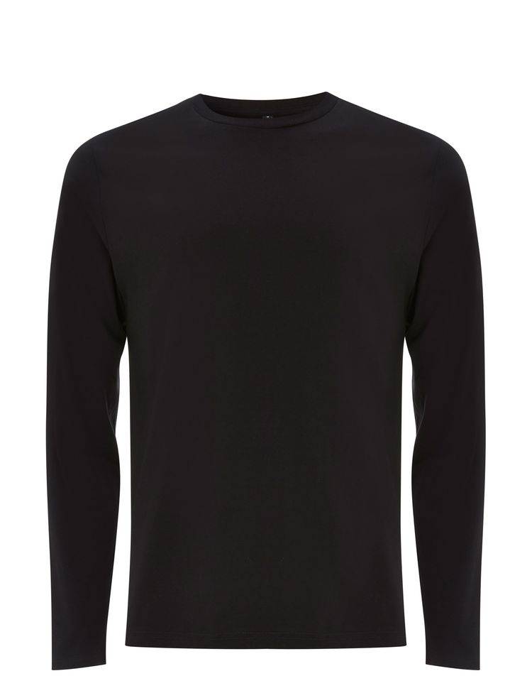 Long Sleeve T-shirt: Earth Positive - XS / Black (XS)
