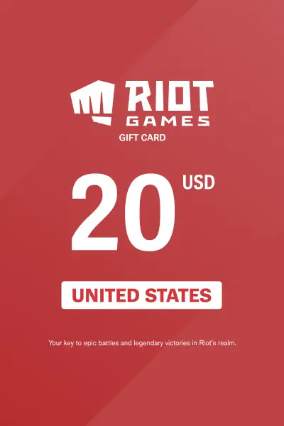 Riot Access $20 USD Gift Card (US) - Digital Code