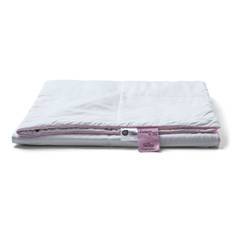 Baby silkedyne med 100% Mulberry silkefyld - 70x100 cm - Sommerdyne med blødt bambus bolster - Nature By Borg baby dyne