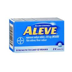 Bayer, Aleve All Day Strong Pain Reliever Fever Reducer Tablets, 220 mg, 24 tabs