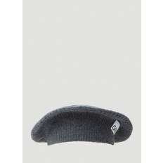 GANNI Logo Patch Beret - Frau Hats Black One Size
