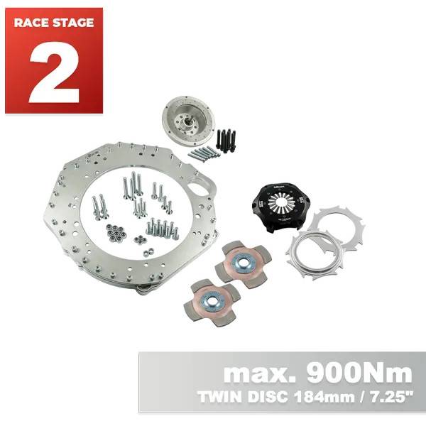 PMC RACE Steg 2 GM Chevrolet LSX - BMW M57N HGU HGK / N54 - 184mm / 7.25"