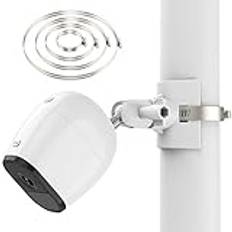 Universell mastfäste för Arlo Pro 4 Arlo Pro 3 Arlo Pro 2 eufyCam 2C/2C Pro/3/3C eufyCam 1 och 2 eufyCam E Arlo Ultra Arlo Ultra 2 övervakningskamera (vit 2-pack)