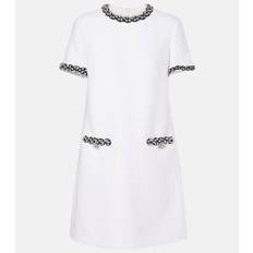 Valentino Embellished tweed minidress - white - XS