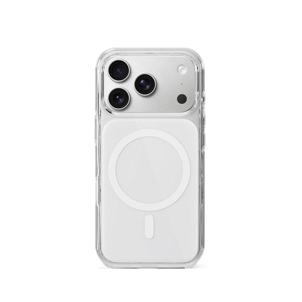 iPhone 17 Pro Max Epico Tile Mag+ Cover - MagSafe Kompatibel - Gennemsigtig / Hvid