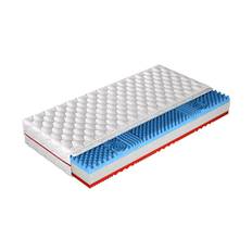 Madrass Profi 200x120x20 cm - Flerfärgad Resårmadrass & resårbotten Vit Bedly