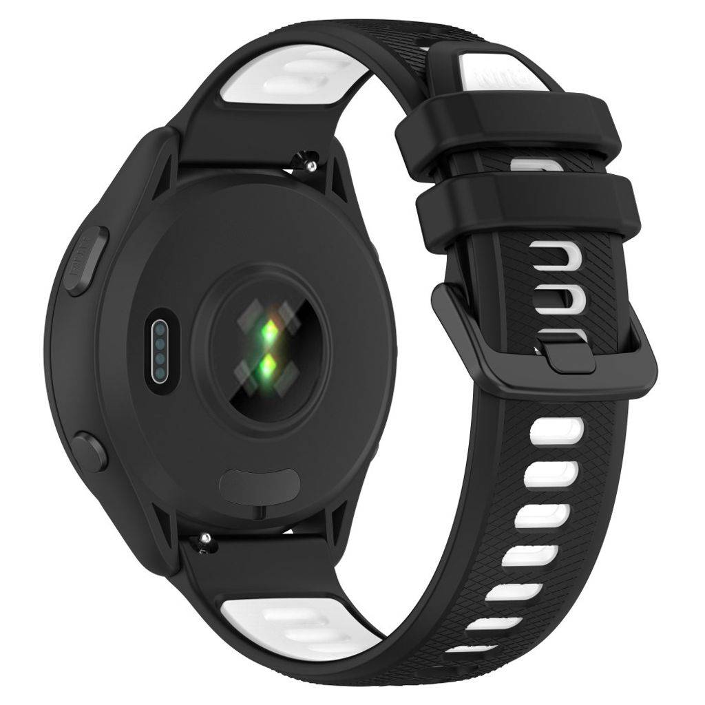 Garmin Forerunner 265S Urrem Tofarvet - Sort/Hvid