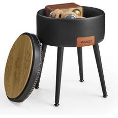 Chic Storage Ottoman: Fotstöd, sidobord och 2,5-Gal förvaring