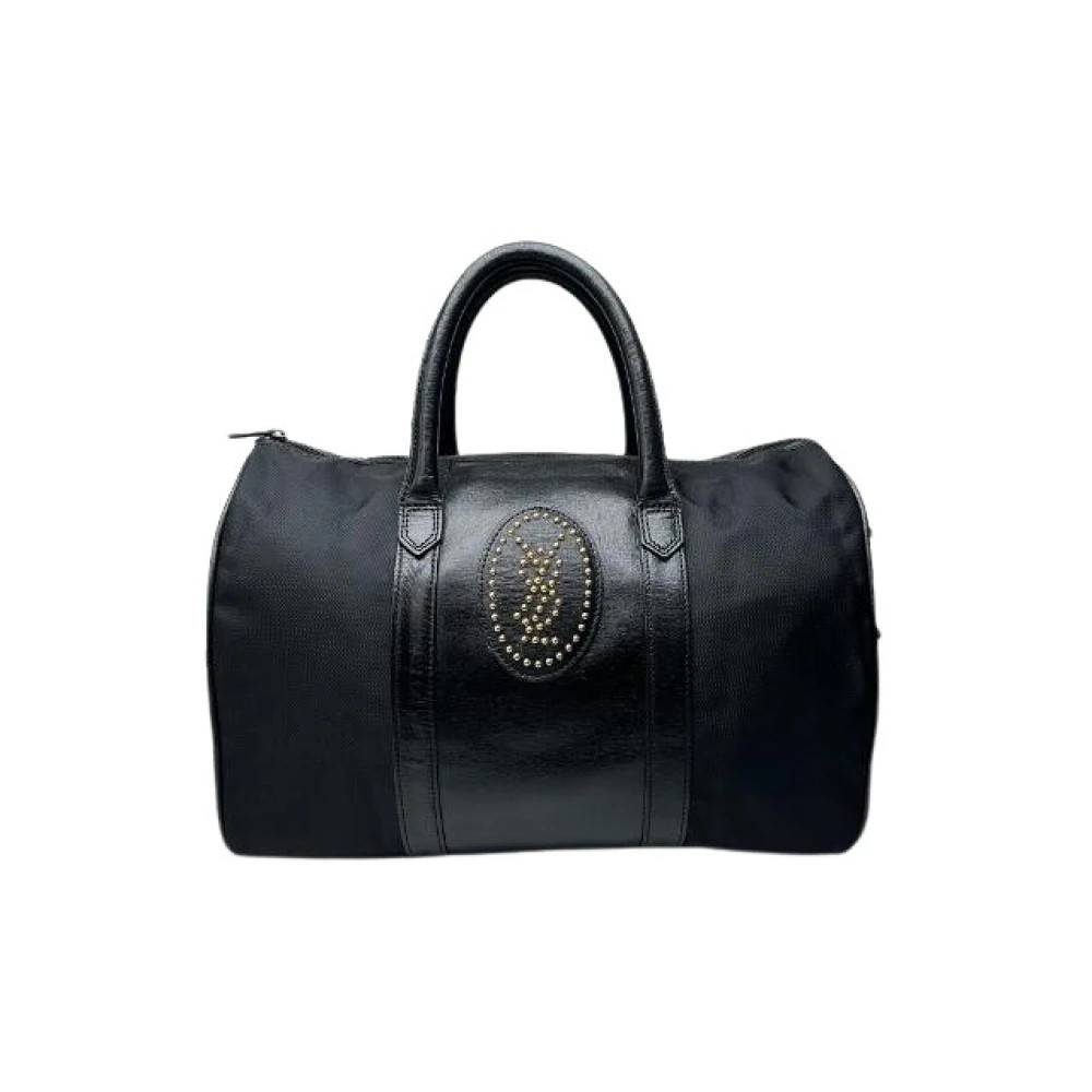 Yves Saint Laurent Vintage Pre-owned Weekendtaske - Vintage - Dame - Sort - ONE SIZE - Læder