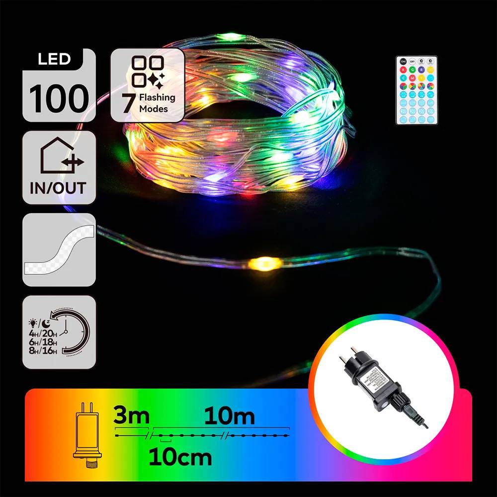 Aigostar Pvc & Copper Rgb 10m Low Voltage Led-lyskæde
