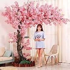 Artificial Cherry Blossom Tree, Cherry Blossom Tree Decor Indoor Outdoor Home Office Party Wedding c-4x4m/13x13ft