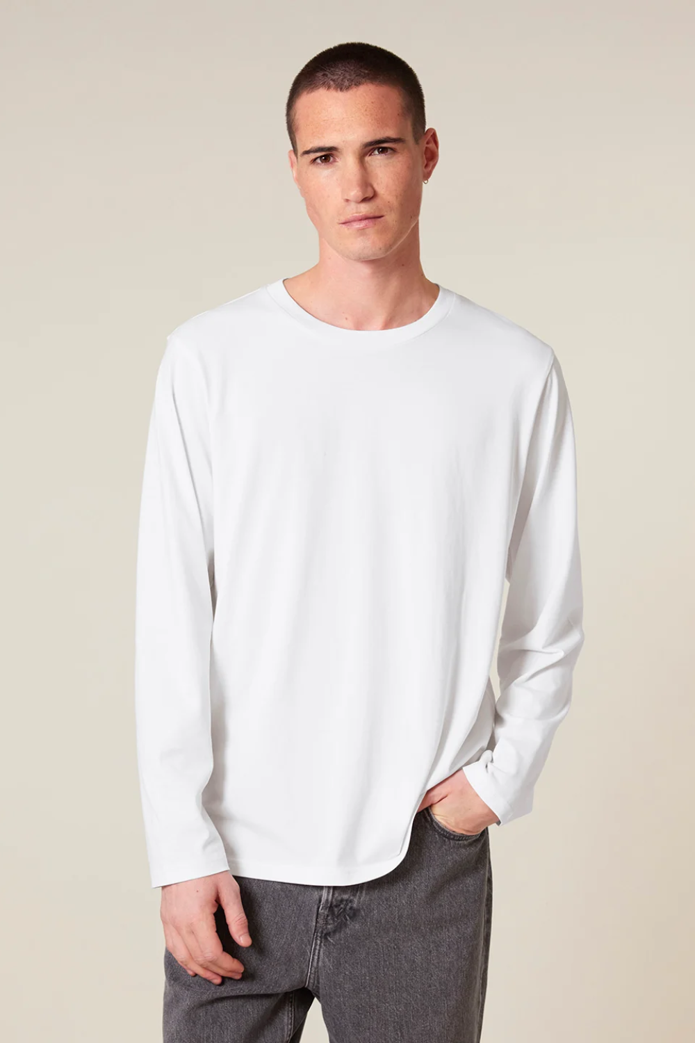 Stanley Stella Unisex Creator 2.0 Long Sleeve T-Shirt, White Colour: White, Size: XL (XL)