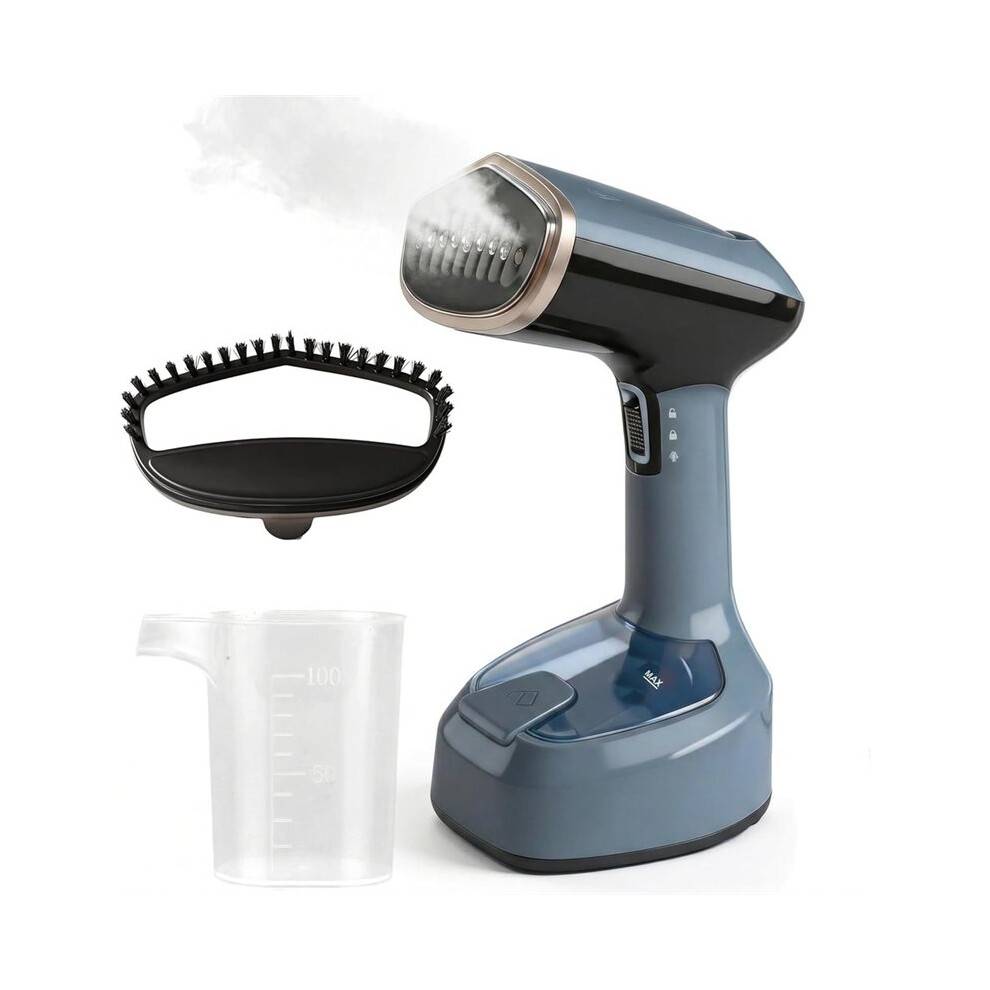 Foldable Travel Steamer for Clothes,1500W Fast Heat-, Folds Flat for Carry-Ons,for Hotels,Business Trips Eu Plug