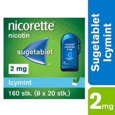 Nicorette Sugetabletter Cooldrops 2 mg. - 160 stk.