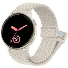YOOSIDE 20 mm flätat elastiskt armband med magnetlås för Garmin Vivoactive 5/Venu Sq/Venu 2 Plus, rosett nylon stretchigt handledsband klockarmband för Forerunner 165, 20mm, Nylon, Ingen ädelsten