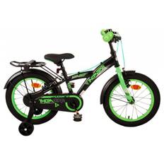 Volare Thombike b?rnecykel - Drenge - 16 tommer - Sort Gr?n - To h†ndbremser
