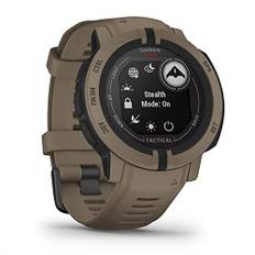 Garmin Unisex – Erwachsene Instinct 2 Solar Tactical Edition (Renewed) GPS-Multisport-Smartwatch, Olivgrün, normal