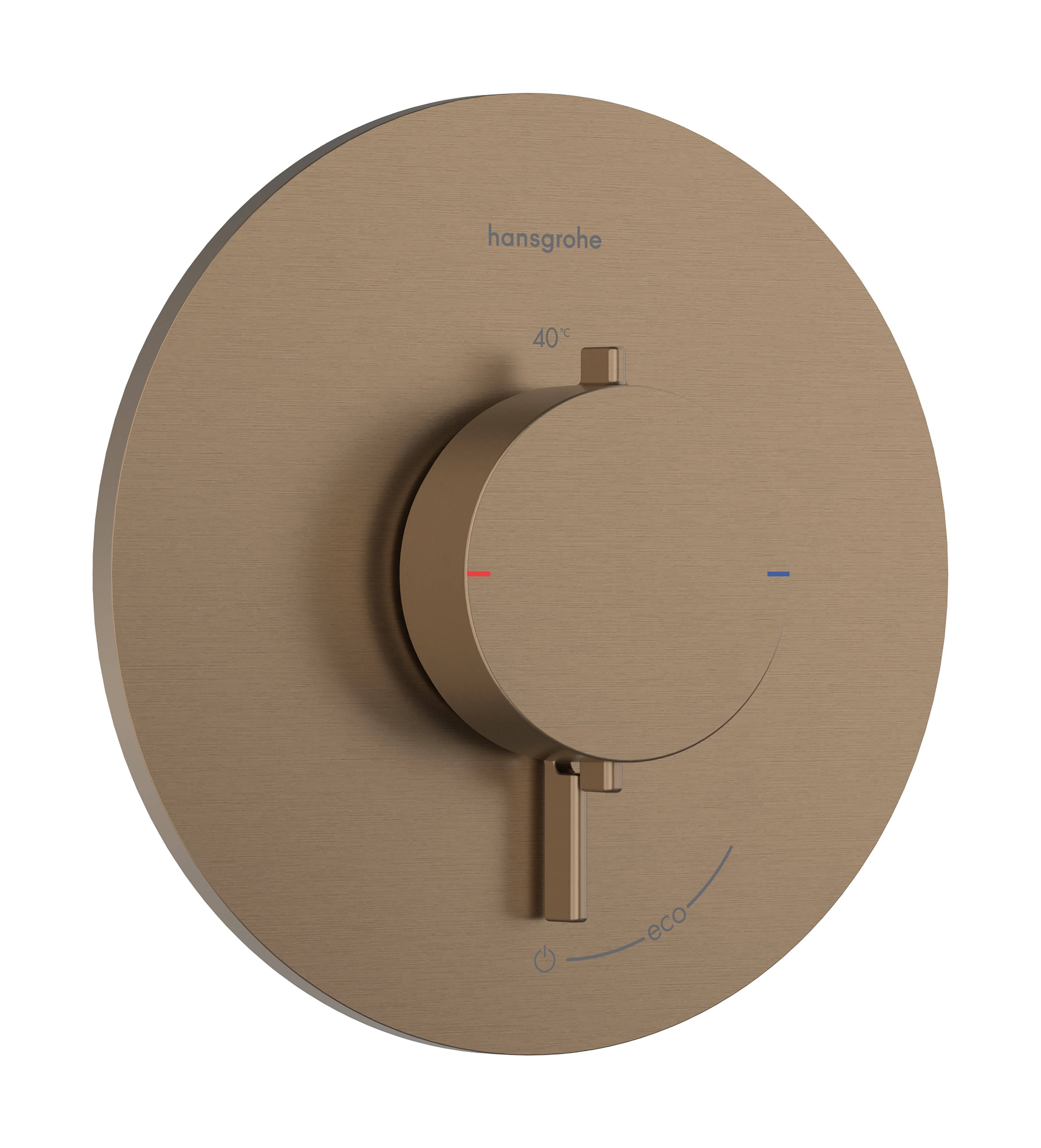 hansgrohe Ecostat Comfort S termostat indbygning 1 udtag bronze PVD