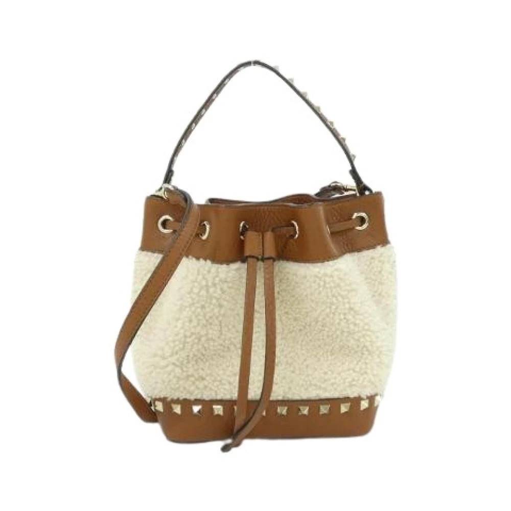 Valentino Vintage Pre-owned Garavani Shearling Bag - Vintage - Dame - Flerfarvet - ONE SIZE - Uld
