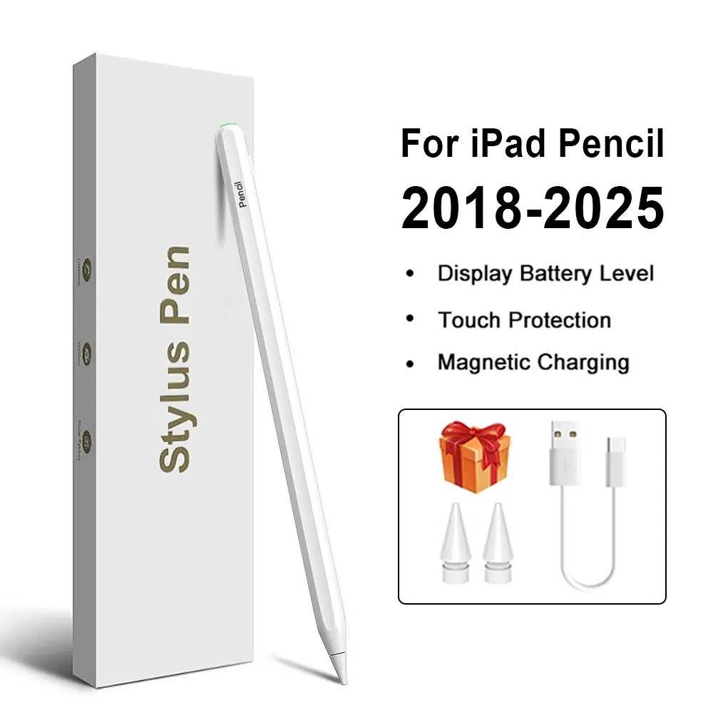 För Apple Pencil För iPad A16 10:e Generationen Pro 12.9 Air 13 11 M3 2025 M4 Air 6 4 5 8:e 9:e Mini 7 10.9 Stylus Penna Tillbehör