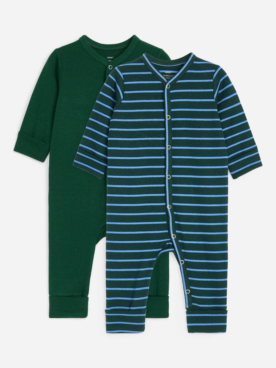 ARKET All-in-One Pyjama Set Of 2 -Blue, 74/80