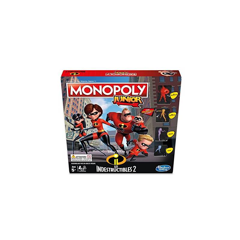 Monopoly – Spiel Junior Unzerstörbares – Gesellschaftsspiel – E1781