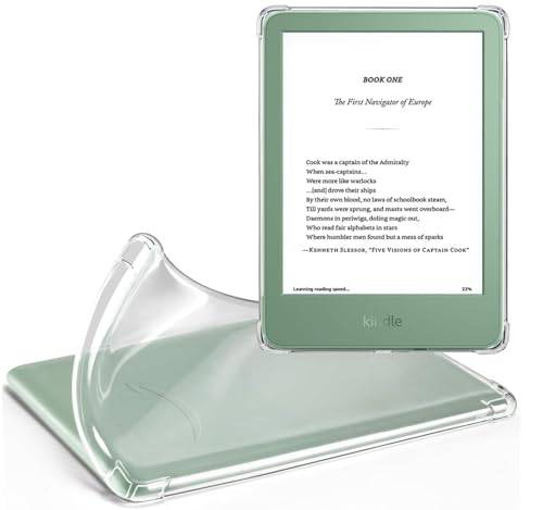 Zcooooool-fodral för 6 "Amazon helt nya Kindle (2024/2022) 11/12: e generationens omslagsförstärkta hörn Kindle 2022 Case E-reader Case