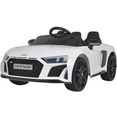 Audi R8 Spyder Elbil, Vit