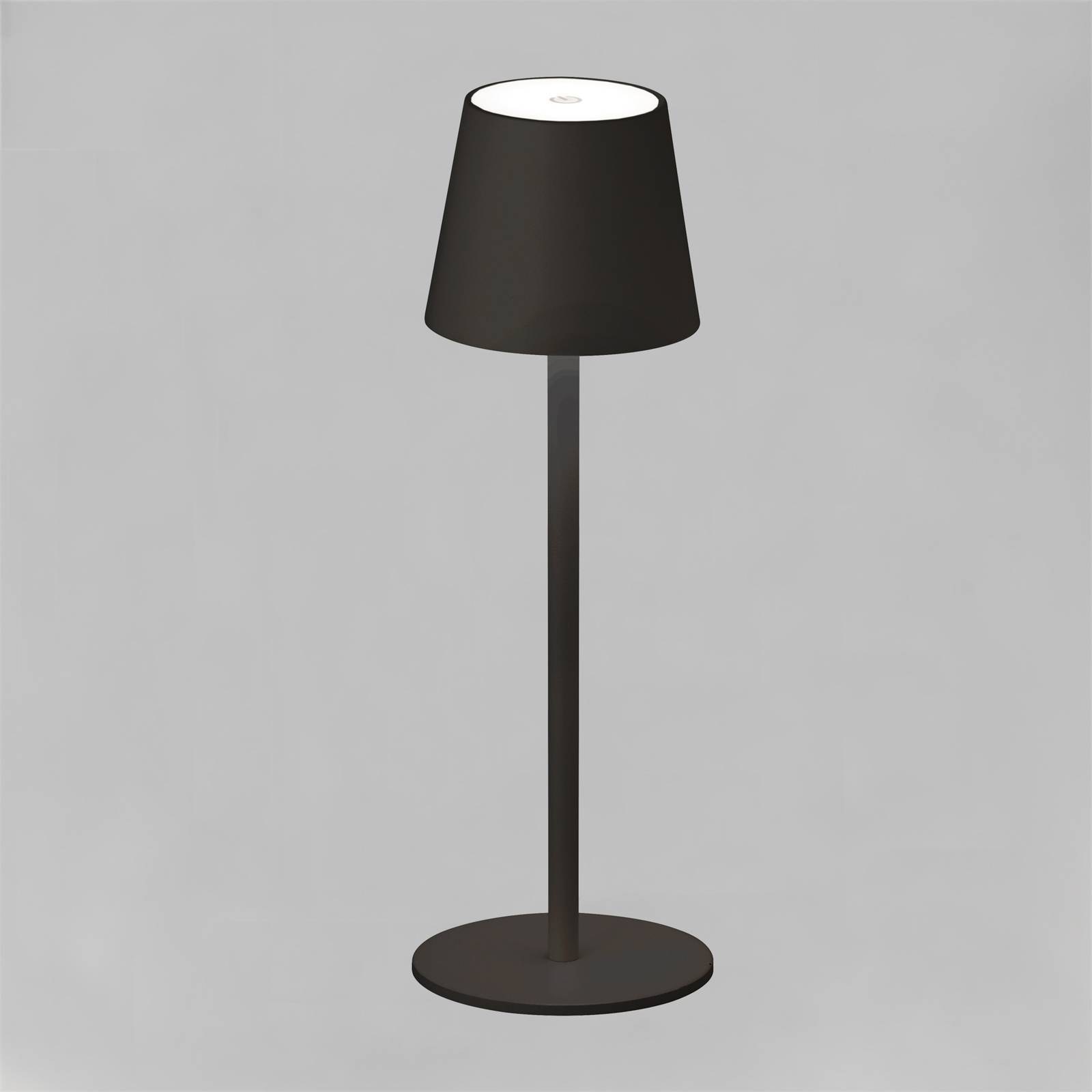 FH Lighting LED bordslampa Tropea, dimbar, Svart, Vardagsrum / matsal, Metall, Modern, LED-bordslampa