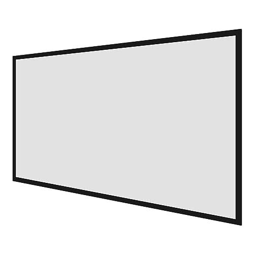 HD projektionsvägg stor projektionsvägg 4K 16:9 projektor aluminium legering ram med stativ inomhus utomhus hus hemmabio (130 tum)