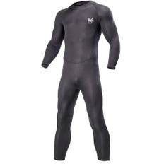 Herre - Lang Sort Våddragt - 3mm - 221112 / Black / XXXL